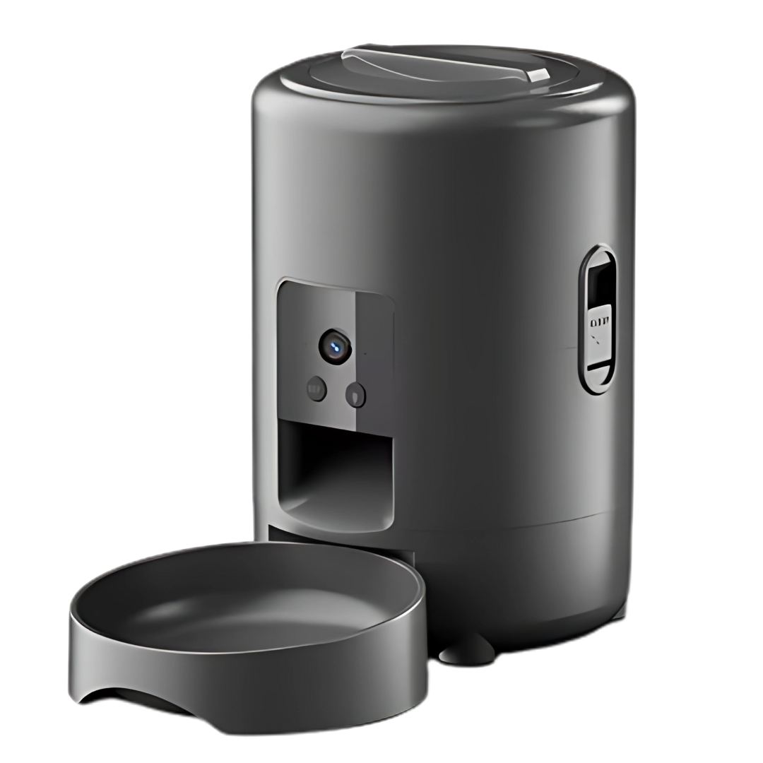 KittyBite™ - Dispensador de comida automático con cámara