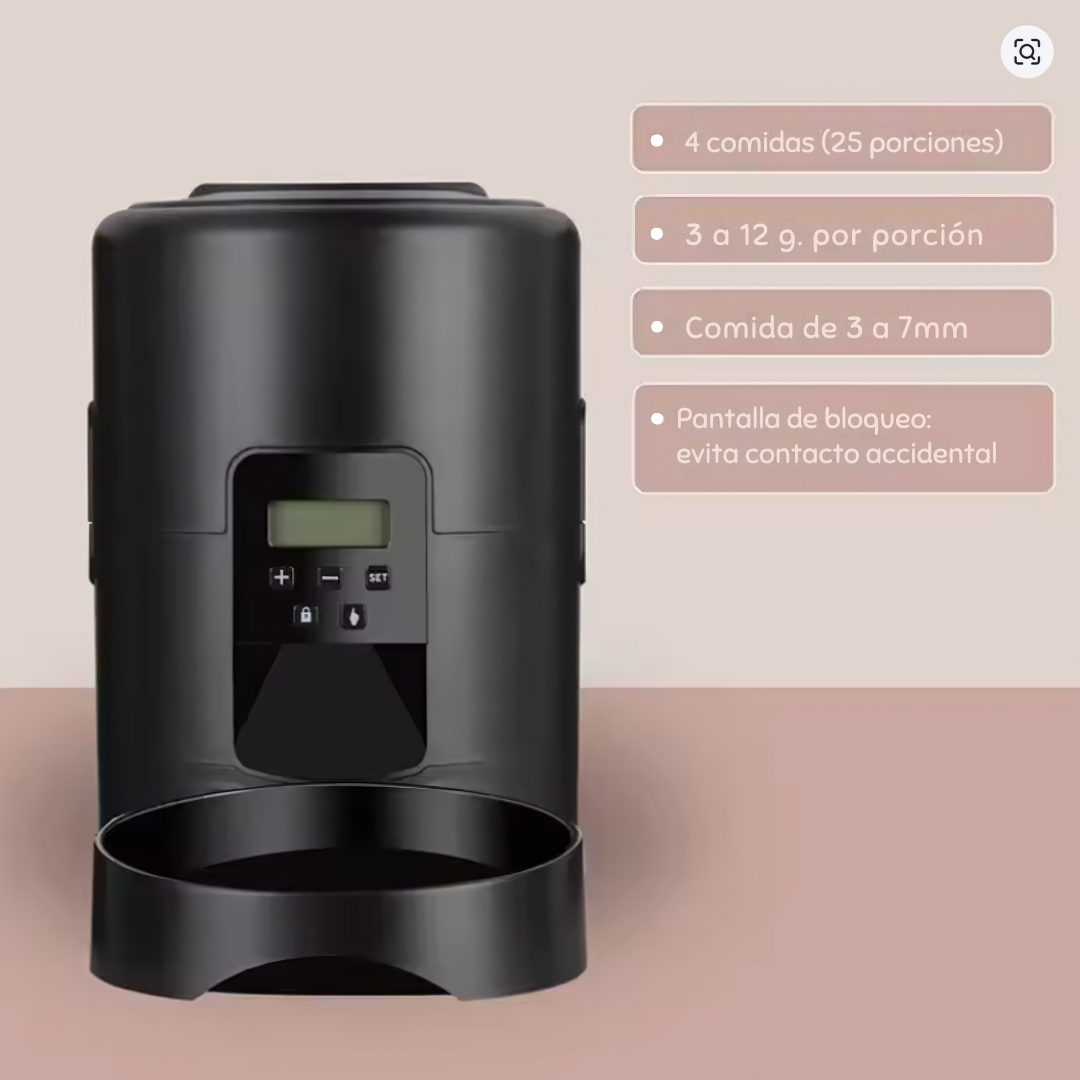 KittyBite™ - Dispensador de comida automático con cámara