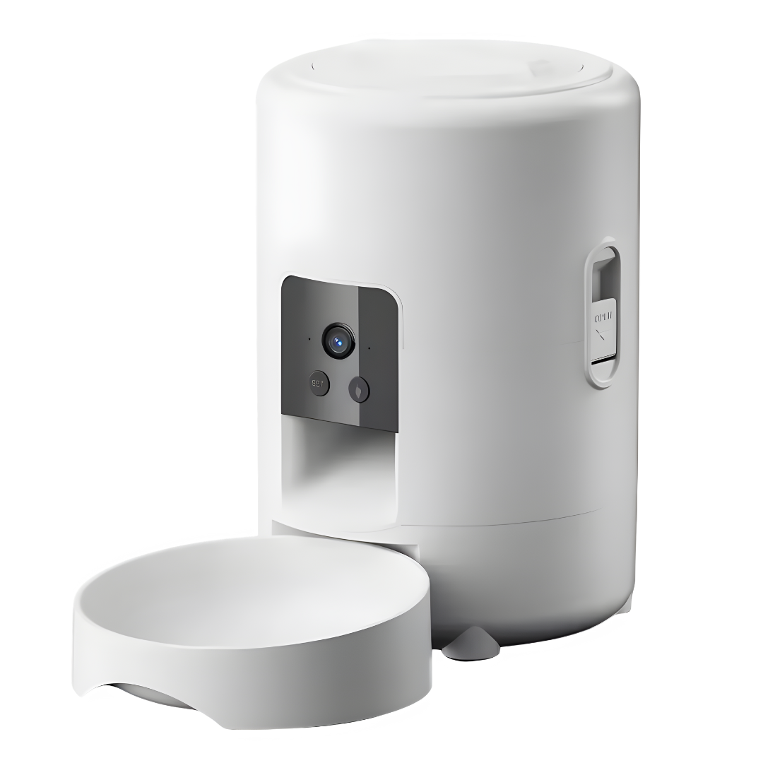 KittyBite™ - Dispensador de comida automático con cámara