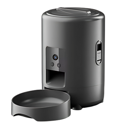 KittyBite™ - Dispensador de comida automático con cámara