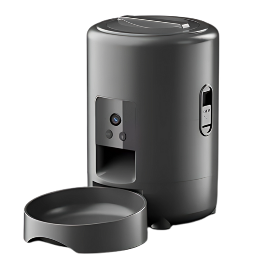 KittyBite™ - Dispensador de comida automático con cámara