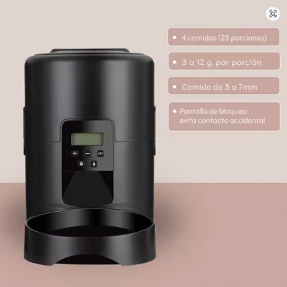 KittyBite™ - Dispensador de comida automático con cámara