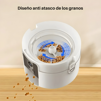 KittyBite™ - Dispensador de comida automático con cámara