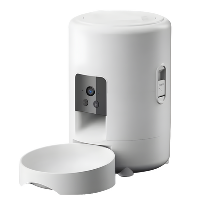 KittyBite™ - Dispensador de comida automático con cámara